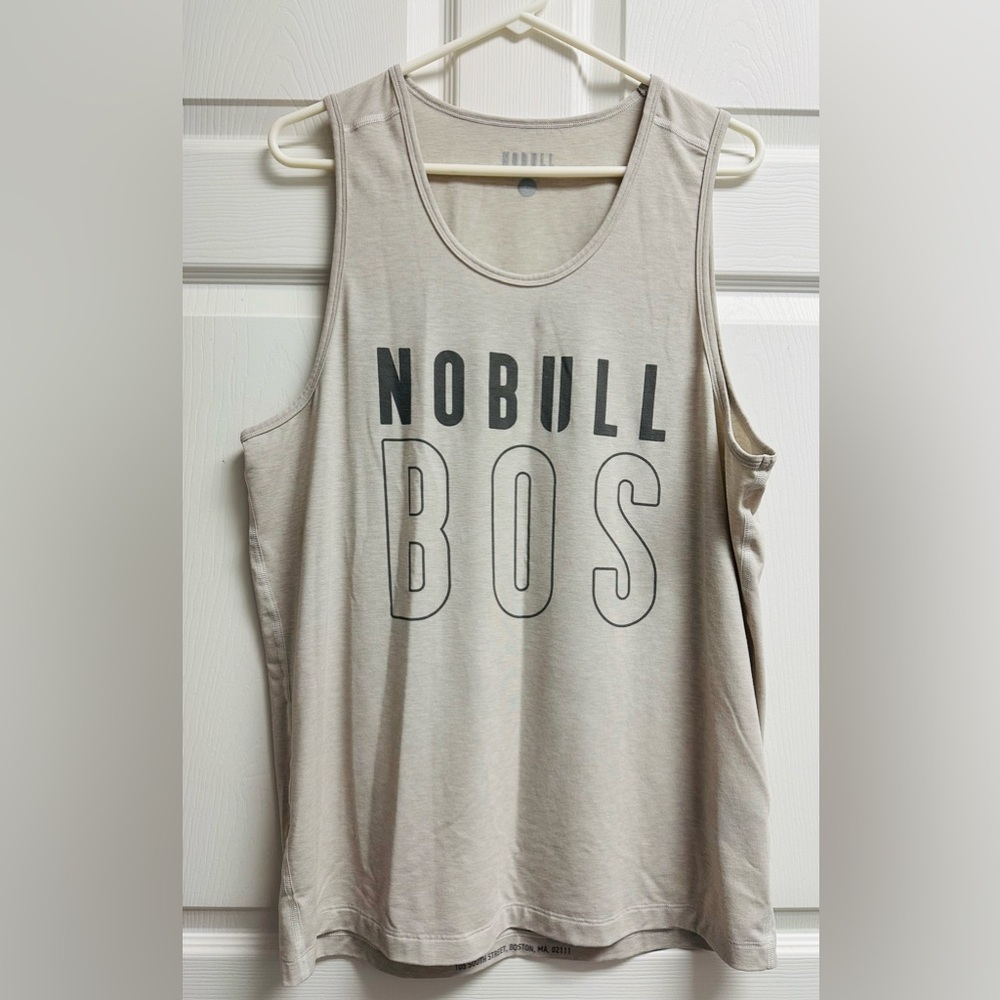 NOBULL Light Tan Graphic Tank